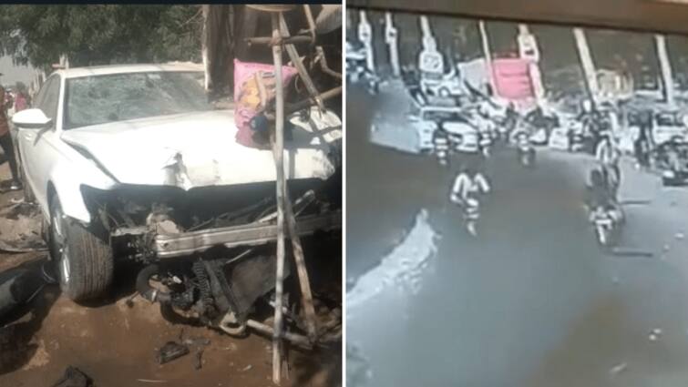 Shocking video - Out of control luxury car in Jodhpur crushes 1 person to death; injures 9 others ਤੇਜ਼ ਰਫ਼ਤਾਰ ਔਡੀ ਕਾਰ ਨੇ ਕਈ ਲੋਕਾਂ ਨੂੰ ਲਤਾੜਿਆ, ਇੱਕ ਦੀ ਮੌਤ, 9 ਜ਼ਖ਼ਮੀ