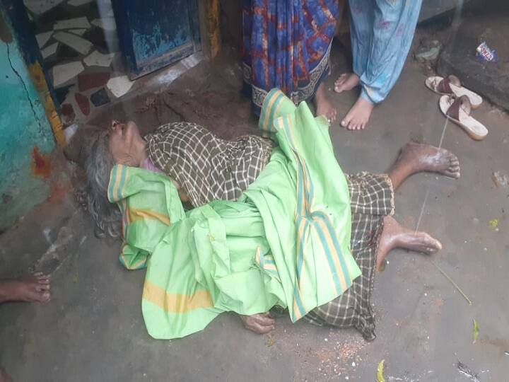 Continued heavy rain in Thiruvarur district - Grandmother killed in house collapse in Mannargudi திருவாரூர் மாவட்டத்தில் தொடர் கனமழை - மன்னார்குடியில் வீடு இடிந்து மூதாட்டி உயிரிழப்பு