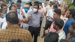 தஞ்சை: திமுக எம்.எல்.ஏவை முற்றுகையிட்ட மக்கள் - செல்போன் எண்ணை கொடுத்து சமாதானப்படுத்திய ஆட்சியர்