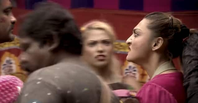 Bigg Boss 5 Tamil Day 38 Promo 3 cibi comments akshara as double standard Bigg Boss 5 Tamil Promo: இருக்கு, இன்னிக்கும் சண்டை இருக்கு! அக்‌ஷராவை கமெண்ட் செய்த சிபி!