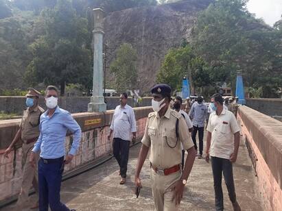 Authorities inspect dams in Nellai நெல்லை மாவட்டத்தில் நிரம்பிய பிரதான அணைகள்: அதிகாரிகள் அவசர ஆய்வு!