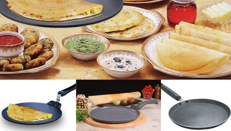 Amazon Sale On Dosa Tawa Buy Non stick Dosa Tawa Online Hawkins Dosa Tawa Prestige Non Stick Tawa WonderChef Dosa Tawa Amazon Offer: कौन सा डोसा तवा है सबसे अच्छा, जानिये एमेजॉन पर बिकने वाले 5 बेस्ट नॉन स्टिक डोसा तवा की डील के बारे में