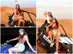 In Pics: ग्लैमरस अंदाज में बहन संग रेगिस्तान में छुट्टियां मना रही हैं जाह्नवी कपूर, वायरल हुई तस्वीरें