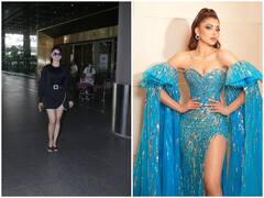 Urvashi Rautela Photos: ब्लैक आउटफिट में दिखा Urvashi Rautela का नया ग्लैमरस लुक, तस्वीरें वायरल
