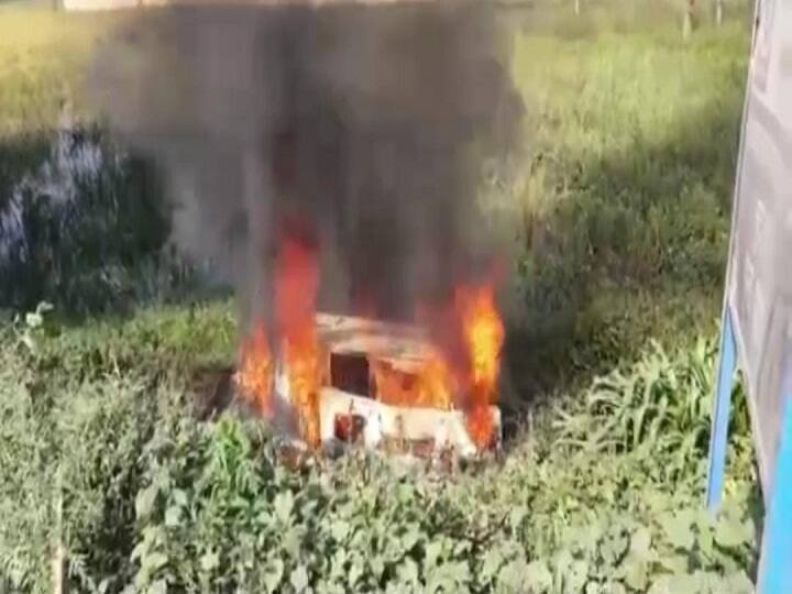 Bihar News: Ruckus in begusarai after death of a young man, people set fire to three vehicles including police jeep ann Bihar News: बेगूसराय में युवक की मौत के बाद बवाल, लोगों ने पुलिस वाहन समेत तीन गाड़ियों में लगाई आग, जमकर की रोड़ेबाजी