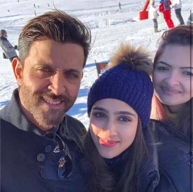 ऋतिकने पश्मिनासोबतचा फोटो शेअर करून तिला वाढदिवसाच्या शुभेच्छा दिल्या.