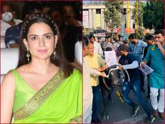 Kangana Ranaut Statement: कंगना रनौत के बयान के विरोध में यूथ कांग्रेस का प्रदर्शन, भैंस के आगे बजाई बीन