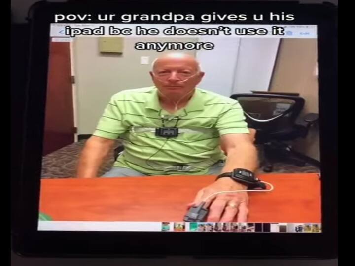 grandfather who did not know how to use an iPad; Video goes viral on social media! Viral Video | Ipad-ஆ ஒன்னும் புரியலையே.. டெக்னாலஜி தெரியாத தாத்தாவின் சேட்டை..வைரல் வீடியோ