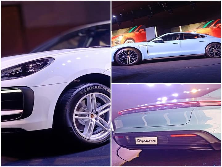 Porsche launches electric Taycan and Macan SUV in India new midsize SUV Turismo features tech specifications Porsche Launches All Electric Model Taycan & Macan SUV In India – Full Details Inside