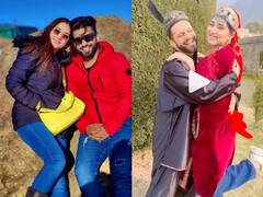 Disha Parmar बनीं कश्मीर की कली, Rahul Vaidya ने उन्हें देखकर गाया 'ये चांद सा रोशन चेहरा', देखें वीडियो