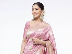 In Pics: मराठमोळ्या साडीत खुललं धकधक गर्लचं सौंदर्य (Madhuri Dixit), फोटो बघताच चाहत्यांच्या हृद्याचे चुकले ठोके