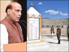 राजनाथ सिंह अगले हफ्ते भारत-चीन सीमा के पास बने रेजांगला वॉर मेमोरियल को देश को करेंगे समर्पित