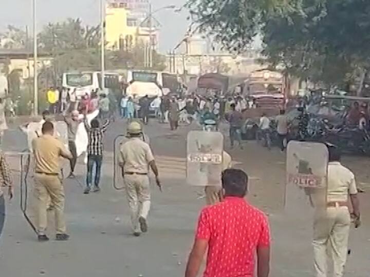 Tripura Violance  Maharashtra Violent   in Manmad, Nanded, त्रिपुरातील घटनेचे महाराष्ट्रात पडसाद;  नांदेड, मनमाडमध्ये मुस्लिम समाजानं काढलेल्या रॅलीला हिंसक वळण