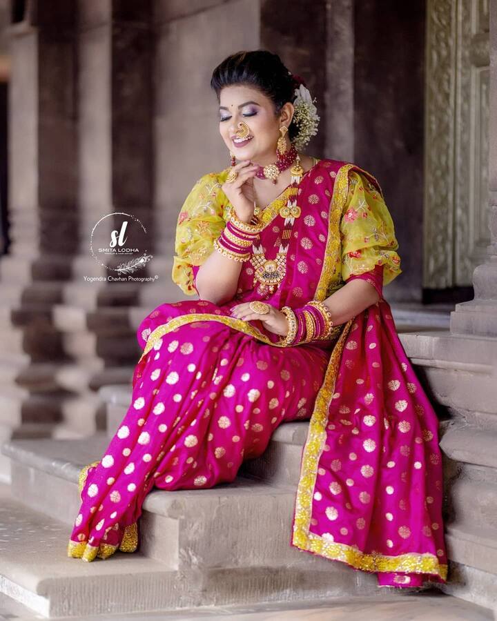 धनश्रीने साकारलेली नंदिता गायकवाड ही भूमिका वहिनीसाहेब याच नावाने संबंध महाराष्ट्र भरात गाजली.  (Photo : instagram @kadgaonkar_dhanashri)