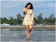 Disha Patani Photos: शॉर्ट्स पहनकर समुद्र किनारे चलतीं दिशा पटानी के इस अंदाज ने बनाया फैंस को दीवाना