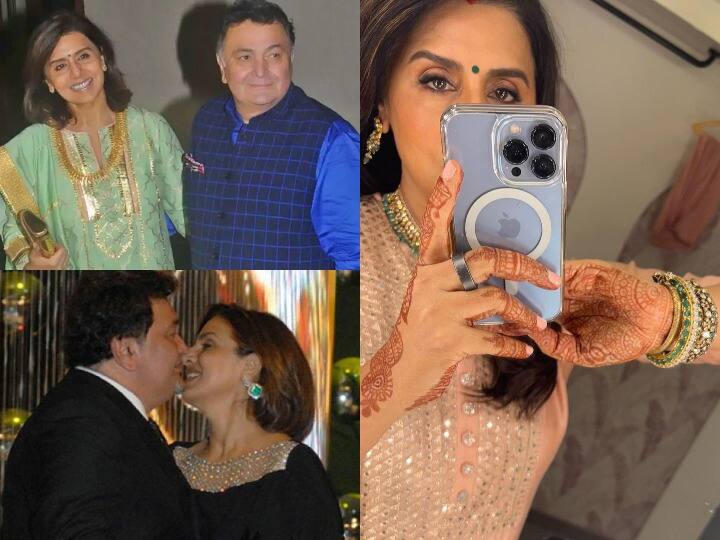 Neetu Kapoor Photo: मांग में सिंदूर, माथे पर बिंदी और हाथों पर महेंदी रचाए ऐसी सजी नीतू कपूर, ये अंदाज देख फैंस को याद आए ऋषि कपूर Neetu Kapoor latest photo is all about flaunting sindoor bindi and mehndi from the wrap of Jug Jugg Jeeyo fans remembering rishi kapoor Neetu Kapoor Photo: मांग में सिंदूर, माथे पर बिंदी और हाथों पर महेंदी रचाए ऐसी सजी नीतू कपूर, ये अंदाज देख फैंस को याद आए ऋषि कपूर