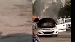 સાબરકાંઠાઃ હિંમતનગરમાં પાર્ક કરેલી કારમાં લાગી અચાનક ભીષણ આગ, જુઓ ગુજરાતી ન્યૂઝ