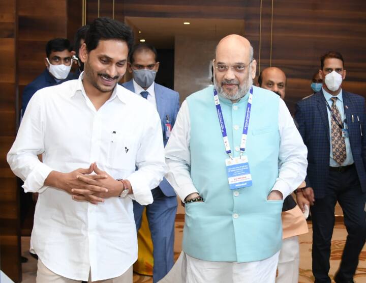 மத்திய உள்துறை அமைச்சர் அமித் ஷாவுடன் ஜெகன் மோகன் ரெட்டி