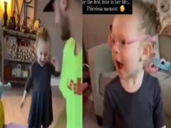 Viral Video: बच्ची को चश्मा लगने के बाद सब कुछ दिखने लगा साफ, रिएक्शन देखकर इमोशनल हो जाएंगे आप