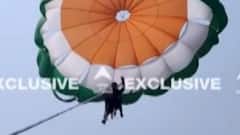 દીવ:વોટર સ્પોર્ટ્સ દરમિયાન બની ઘટના, પેરાસિલિંગનું આકાશમાં દોરડું તૂટ્યું, જુઓ ગુજરાતી ન્યુઝ