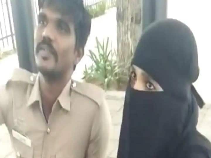 The girl who gave 'kiss' to the policeman in a public place, covai viral video போலீஸ்காரருக்கு பொது இடத்தில் 'முத்தம்' .. வீடியோ வெளியாகி எடுக்கப்பட்ட அதிரடி நடவடிக்கை..