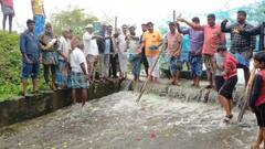 10 ஆண்டுகளுக்கு பிறகு நாகாவதி ஆற்றில் வெள்ளப்பெருக்கு - தர்மபுரி மக்கள் மகிழ்ச்சி
