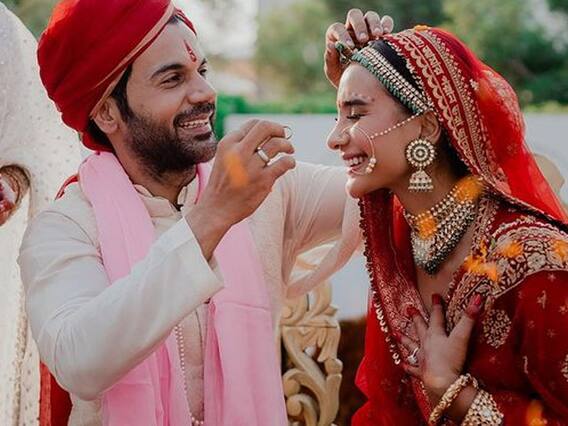 Rajkummar Rao- Patralekhaa की शादी की आई पहली तस्वीर, मांग में सिन्दूर भरते दिए दिखाई