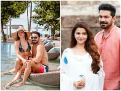 Rubina Dilaik Latest Photo: Abhinav Shukla की गोद में बैठकर रुबीना दिलैक ने दिया पोज, फोटो ने इंटरनेट पर लगाई आग