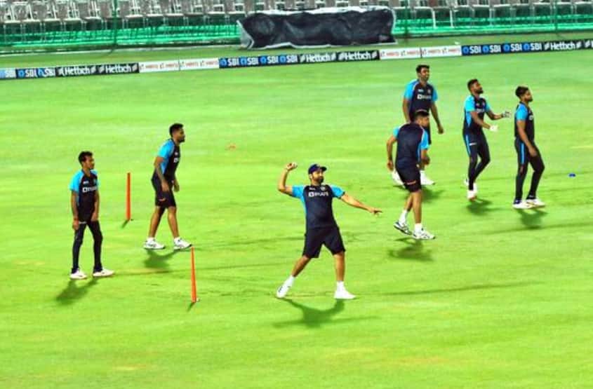 IND vs NZ: Rahul Dravid oversees first practice session as Rohit Sharma-led India prepare for T20I series opener versus New Zealand IND vs NZ:  राहुल द्रविडच्या प्रशिक्षणाखाली भारतीय संघाची सरावाला सुरुवात, 17 नोव्हेंबरला खेळणार पहिला सामना