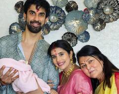 New Mommy Charu Asopa Shares Awwdorable Family Pictures With BABY Daughter Ziana Sen