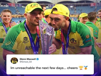 Maxwells Twitter post following the Australian teams victory ‛என்னை யாரும் தேடாதீங்க...’ சியர்ஸ்... சொல்லி புறப்பட்ட மேக்ஸ்வெல்!