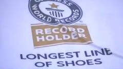 हैदराबाद: रियलपेज इंडिया नाम की कंपनी ने हजारों जोड़ी जूते सरकारी स्कूल के बच्चों को दान दिए