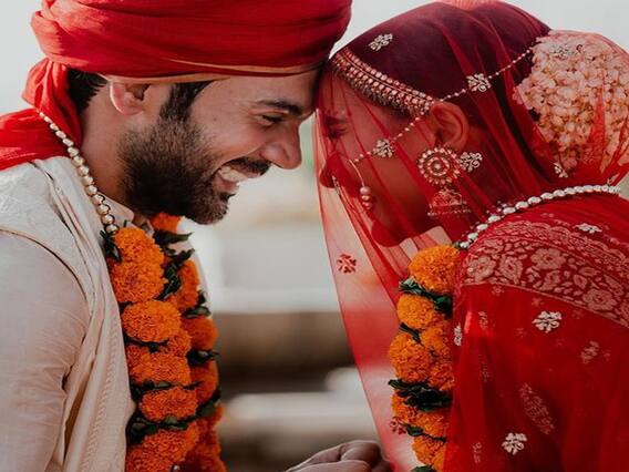 Rajkummar Rao- Patralekhaa की शादी की आई पहली तस्वीर, मांग में सिन्दूर भरते दिए दिखाई