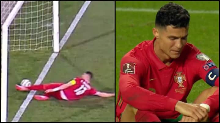 WATCH: Ronaldo In Tears After Portugal Lose Qualifier, Fans Remember Disallowed Goal From Previous Leg WATCH: Ronaldo In Tears After Portugal Lose Qualifier, Fans Remember Disallowed Goal From Previous Leg