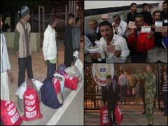 पाकिस्तानी जेल से रिहा होकर अटारी-वाघा बॉर्डर से वतन लौटे 20 भारतीय मछुआरे, चेहरों पर दिखी खुशी