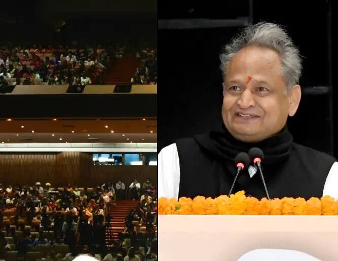 Teachers tell CM Ashok Gehlot money paid for transfers Rajasthan News: CM ગેહલોતે પૂછ્યું- તમારે ટ્રાન્સફર માટે પૈસા આપવા પડે છે? શિક્ષકોએ કહ્યુ- હા, વીડિયો વાયરલ