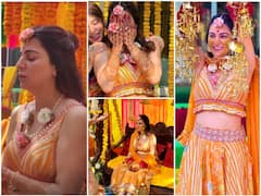 Bride-To-Be Shraddha Arya Glows In Yellow At Her Haldi Ceremony Ahead Of Her Grand Wedding - SEE PICS