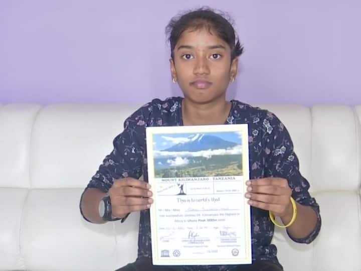 13-Year-Old Mountaineer From Hyderabad Scales Mount Kilimanjaro 13-Year-Old Mountaineer From Hyderabad Scales Mount Kilimanjaro