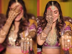 Shraddha Arya Mehndi: Shraddha Arya के हाथ में लगी Rahul Sharma के नाम की मेहंदी, एक्ट्रेस ने फ्लॉन्ट की सगाई की अंगूठी