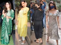 Spotted: मुंबई में एक से एक शानदार लुक्स में निकलीं बॉलीवुड हीरोइने, एक की तस्वीर क्लिक करने के लिए तो लग गई कैमरों की भीड़