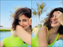 Anushka Sharma Raises Temperature In Neon Monokini