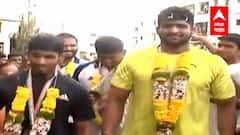 Pune : राष्ट्रीय कुस्ती स्पर्धेतल्या चार पदकविजेत्यांच पुण्यात संकुलात मोठ्या उत्साहात स्वागत