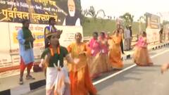 Purvanchal Expressway पर दिखी बुंदेलखंड के राई नृत्य की झलक | Hindi News