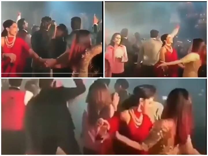 Aishwarya and Deepika stunning dance from ambani's function, will blow your mind Aishwarya Bachchan-Deepika Padukone Throwback: जब इस गाने पर ऐश्वर्या दीपिका को खींच कर ले गई स्टेज पर, आगे फिर क्या हुआ...देखें Video