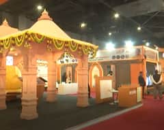 Delhi के ट्रेड फेयर में छाया Ram Mandir का मॉडल, देखने के लिए आ रहे लोग