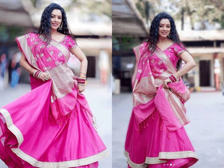 Rupali Ganguly Photo: Anupamaa Fame Rupali Ganguly Latest Instagram Photo In Pink Lehenga Went Viral On Social Media Rupali Ganguly Photo: बा के खरी-खोटी सुनाने का नहीं पड़ा अनुपमा पर असर, पिंक लहंगे में लुक बदल कहर बरपाती आईं नजर