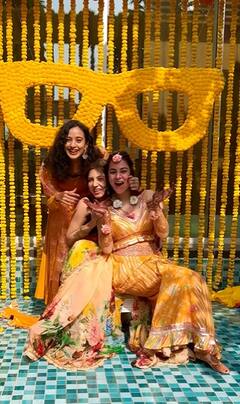 Bride-To-Be Shraddha Arya Glows In Yellow At Her Haldi Ceremony Ahead Of Her Grand Wedding - SEE PICS