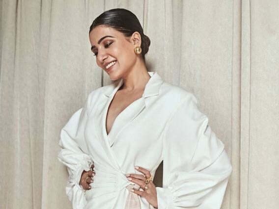 Samantha pics: வெயிட் டிரஸ்ஸில் ஸ்டைலீஷ் லுக்கில் சாம்...! Samantha pics: வெயிட் டிரஸ்ஸில் ஸ்டைலீஷ் லுக்கில் சாம்...!
