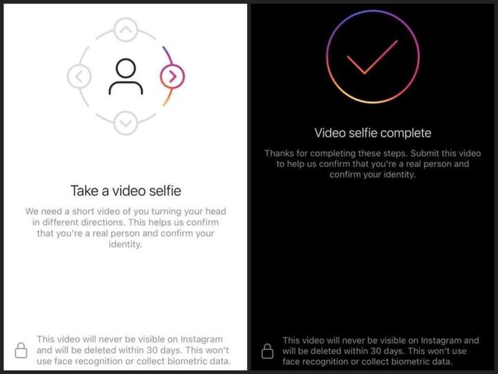 Instagram reportedly asking users for video selfies to verify identity Instagram Video Selfie | வீடியோ செல்பி கேட்கும் இன்ஸ்டாகிராம்; Instagram-இல் இதுக்கு ஓக்கே சொல்லி ஆகணும்..ஏன் தெரியுமா?