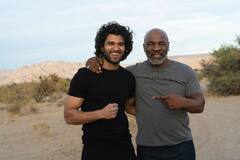 Vijay Devarakonda Mike Tyson |  பீஸ்ட்டுடன் விஜய் தேவர கொண்டா..  வைரல் புகைப்படங்கள்